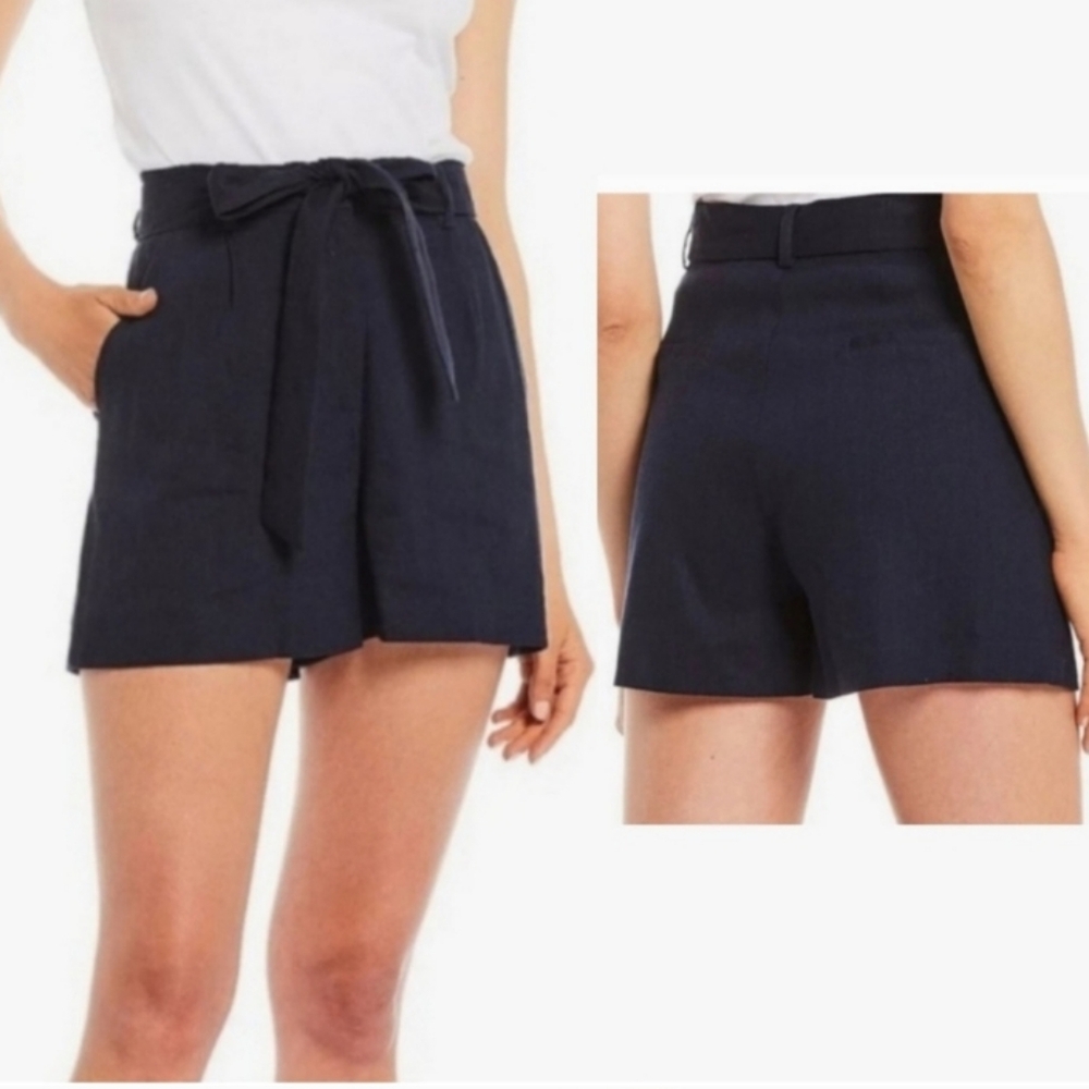 ANTONIO MELANI Blue High Waist Shorts